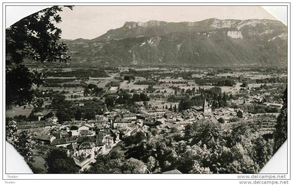 TULLINS - VISTA PANORAMICA -CART SPEDITA A ITALIA ANNI '50 - Tullins