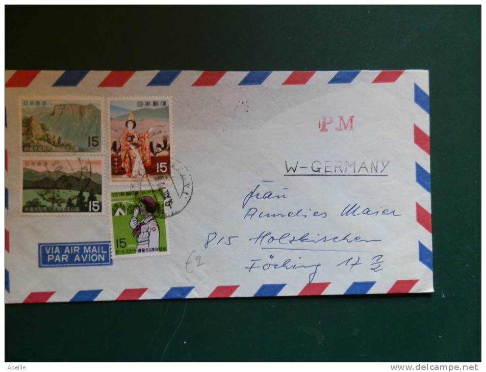 26/344   LETTRE      TO GERMANY - Storia Postale