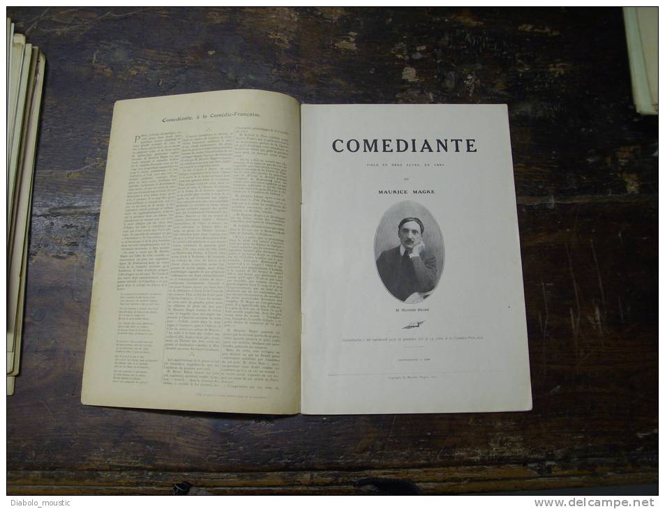 N° 220  Du  24 Août  1912         COMEDIANTE .............L' HOMME QUI A VU LE DIABLE - Französische Autoren