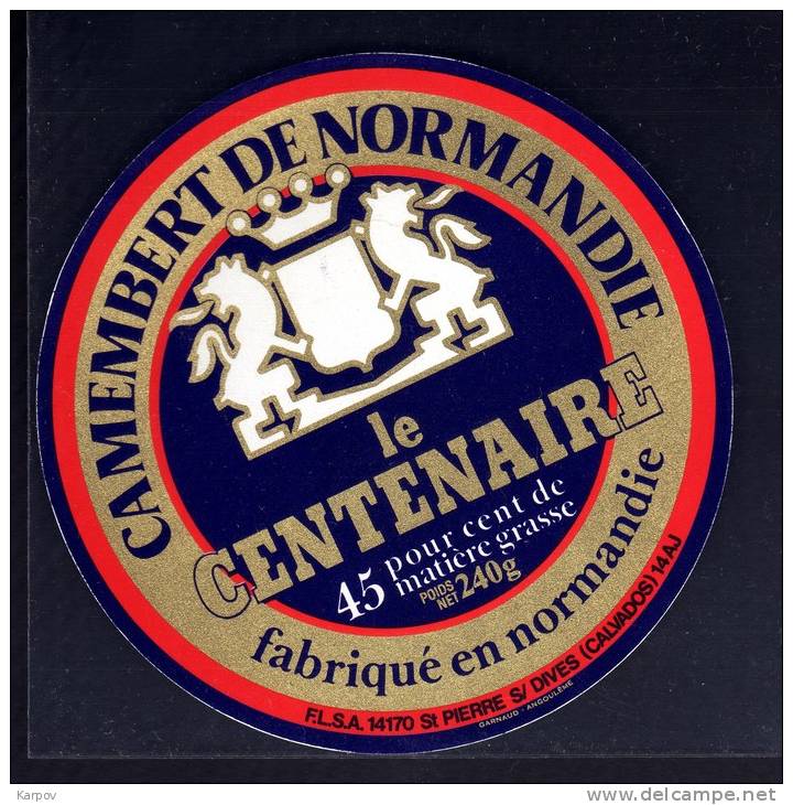 CAMEMBERT LE CENTENAIRE - Cheese