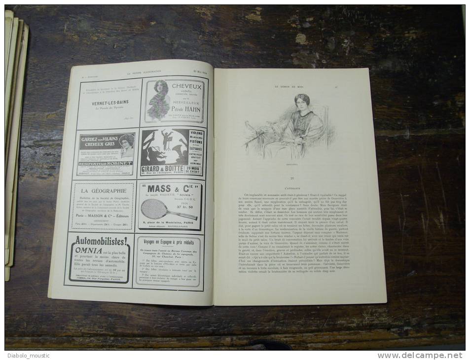 N° 64  Du  23 Mai 1914                LE DEMON DE MIDI          2ème Partie - Auteurs Français