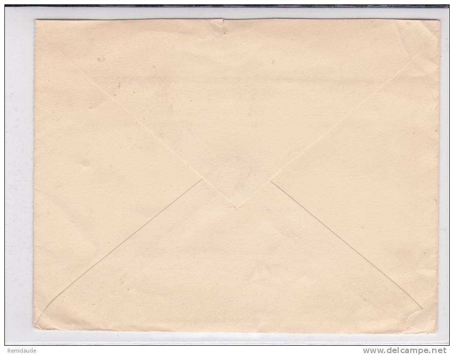 INDIA - 1946 - ENVELOPPE COMMERCIALE Par MER De BOMBAY Pour NEW JERSEY (USA) - - 1936-47  George VI