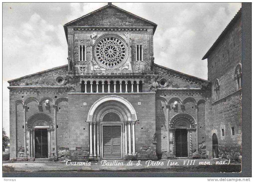 TUSCANIA BASILICA DI SAN PIETRO 2 SCAN NV - Viterbo