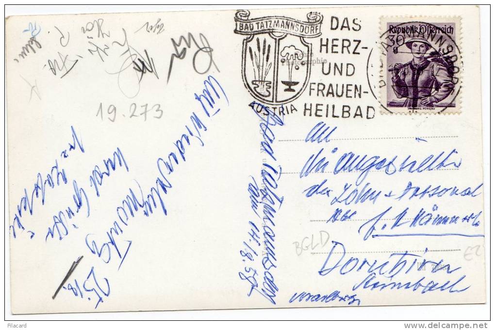 19273    Austria,  Kurort   Bad  Tatzmannsdorf,  BGLD., VG  1958 - Autres & Non Classés