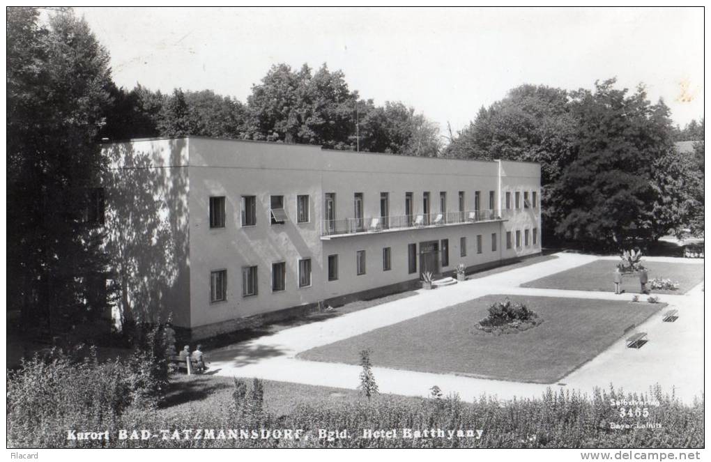 19274    Austria,  Kurort   Bad - Tatzmannsdorf,  BGLD.,   Hotel  Batthyany,  VG  1959 - Sonstige & Ohne Zuordnung