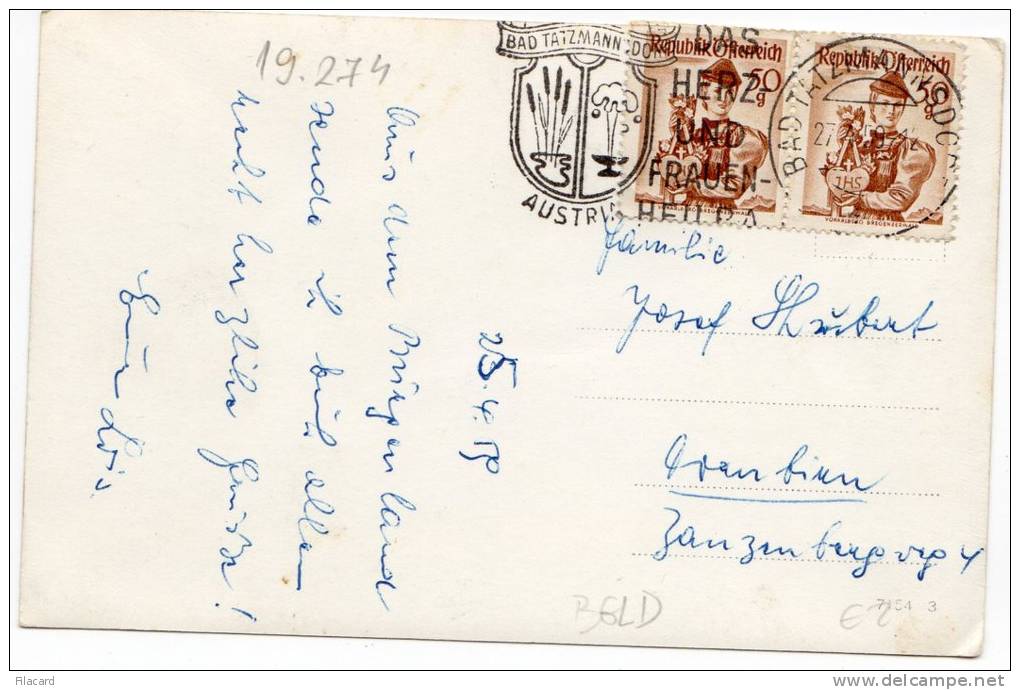 19274    Austria,  Kurort   Bad - Tatzmannsdorf,  BGLD.,   Hotel  Batthyany,  VG  1959 - Andere & Zonder Classificatie