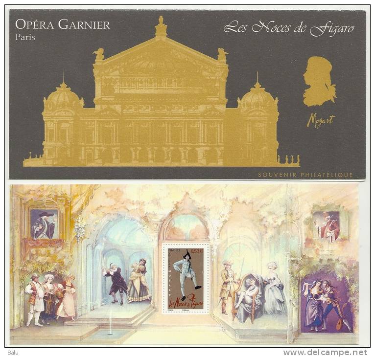 France 2006 Souvenir Philatélique Michel Block 57 **, Yvert BS 8 ** Mozart Les Noces De Figaro. Die Hochzeit Des Figaro - Souvenir Blocks