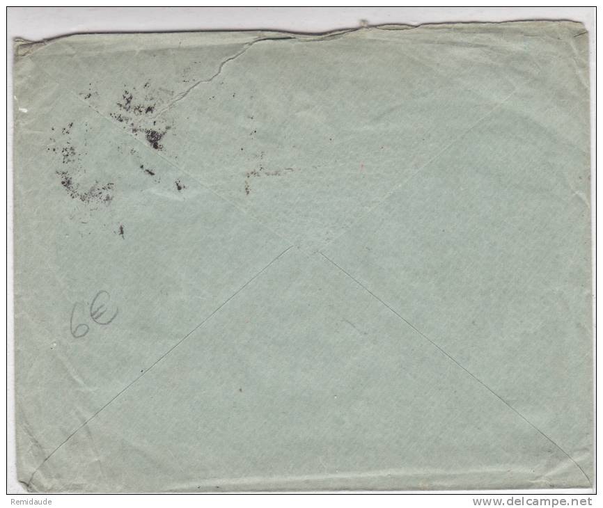 INDIA - 1937 - ENVELOPPE De CALCUTTA Pour PARIS Par POSTE AERIENNE (AIR MAIL) - 1911-35 Koning George V