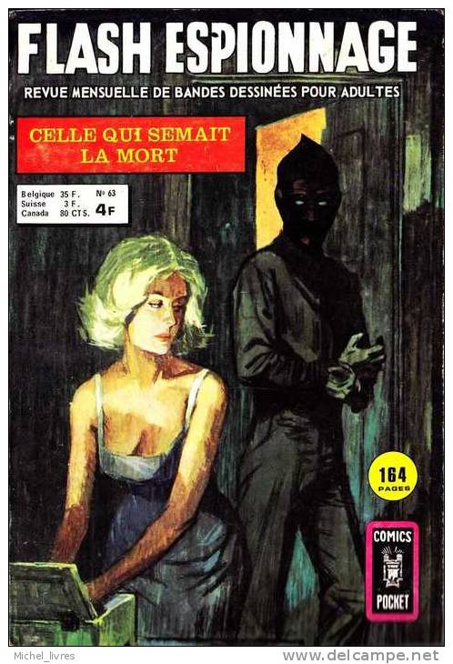 BD Adultes - Comics Pocket - Celle Qui Semait La Mort - Aredit 1975 - TBE - Arédit & Artima