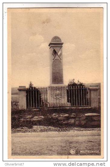 Martelange : Monument Aux 2 Soldats Français Tués Le 07/08/1914 - Martelange