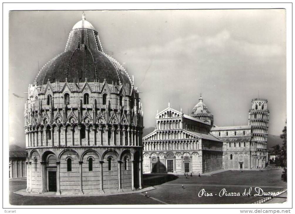 PISA - Piazza Del Duomo. Viaggiata 1961 - Pisa