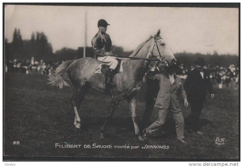 France - Filibert De Savoie Monte Par Jennings - Hippisme