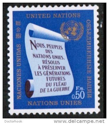 UNITED NATIONS---Geneva   Scott #  5*  VF MINT LH - Unused Stamps