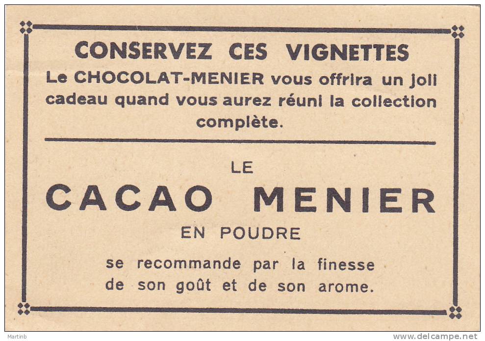 CHROMO  Image Chocolat MENIER   COBLENCE  Le Coin Allemand  N° 548 - Menier