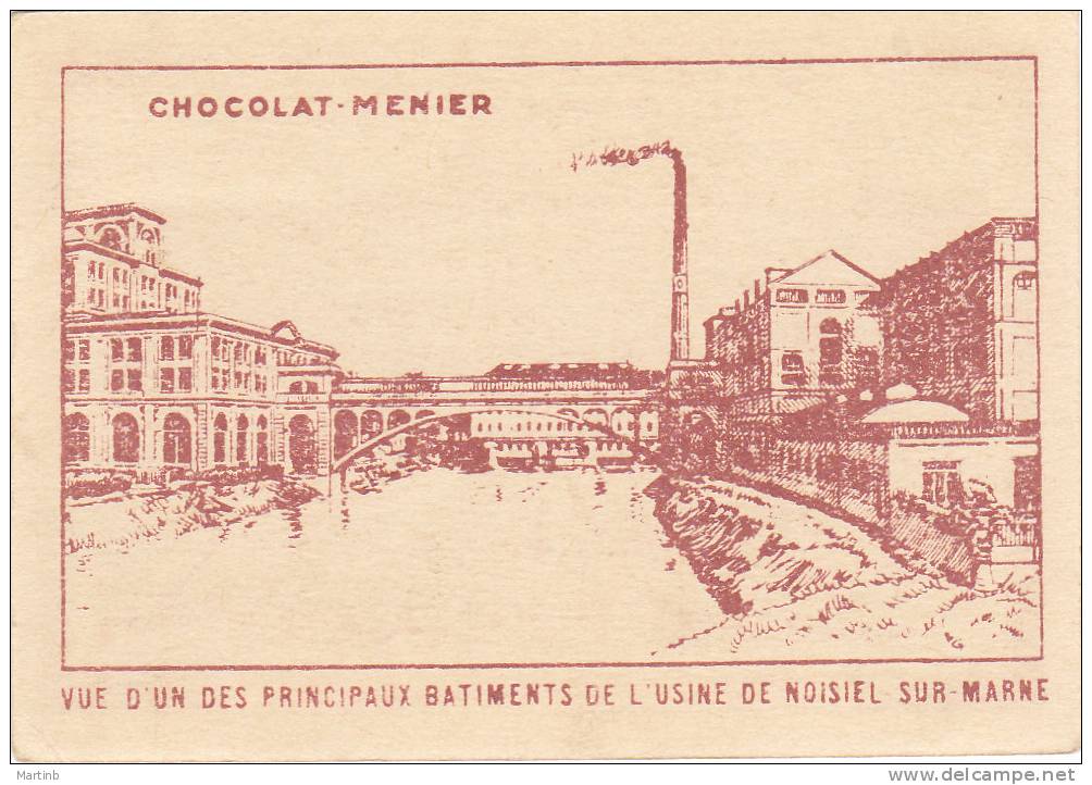 CHROMO  Image Chocolat MENIER   POTSDAM  Sans Souci  N° 596 - Menier