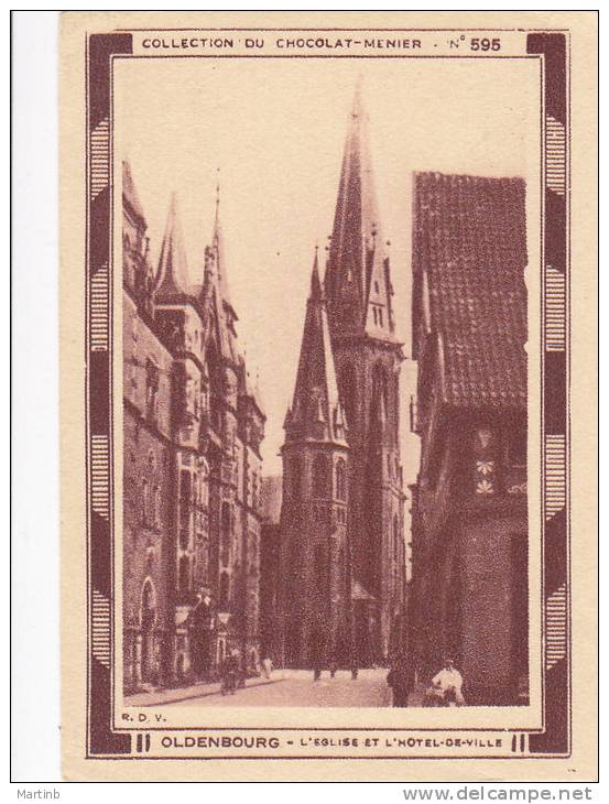 CHROMO  Image Chocolat MENIER   OLDENBOURG  Eglise   N° 595 - Menier