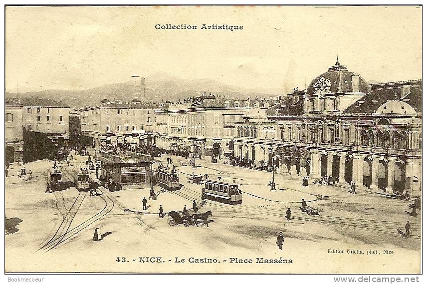 06  NICE  LE CASINO  PLACE MASSENA    43    COLLECTION ARTISTIQUE - Piazze