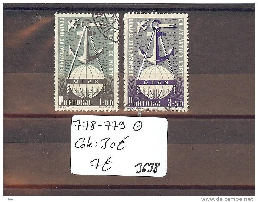 PORTUGAL   No Michel 778-779  Oblitéré.   COTE: 30 € - Used Stamps
