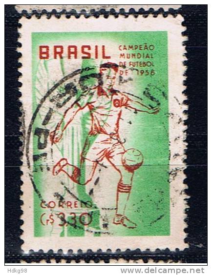 BR+ Brasilien 1959 Mi 952 Fußballweltmeisterschaft - Oblitérés