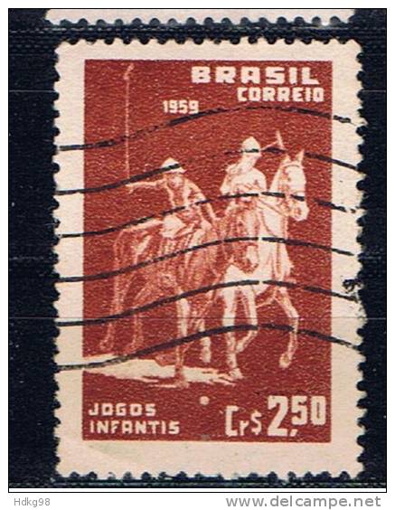BR+ Brasilien 1959 Mi 957 Polospieler - Oblitérés