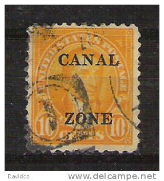 P723.-.PANAMA- CANAL ZONE- 1925-26 -  SCOTT#: 87 - MONROE - WASHINGTON  .-. SCV $ 12.00 - - Canal Zone