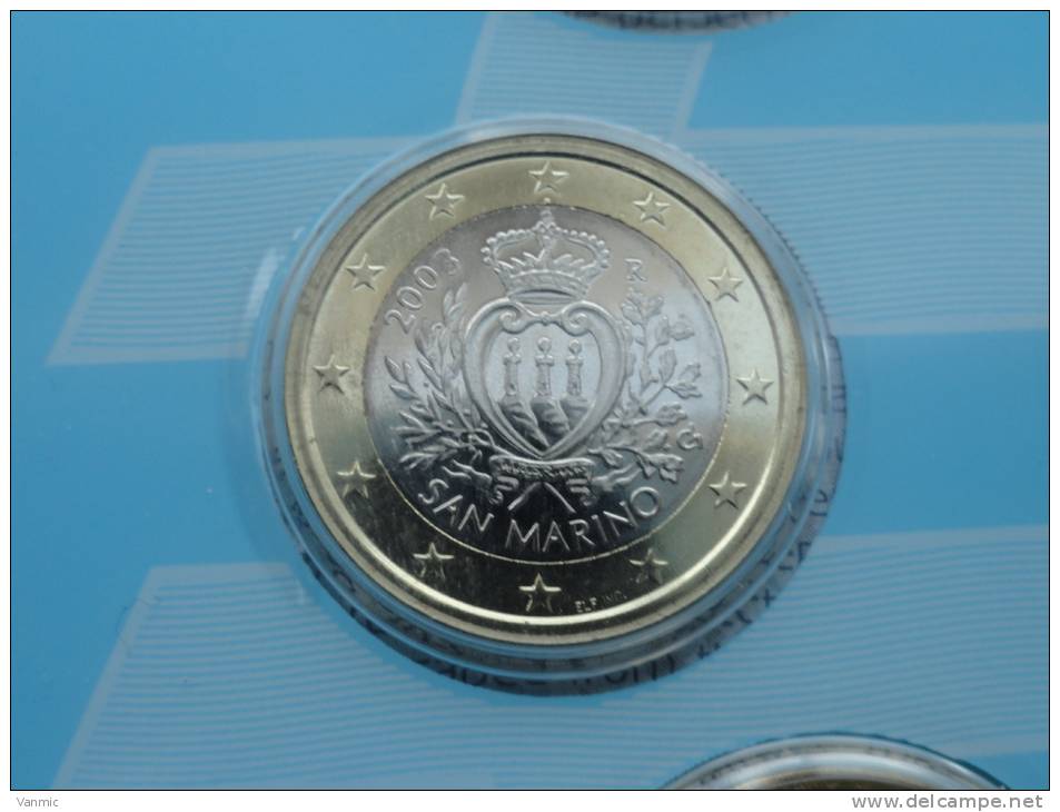 2003 - 1 Euro San Marino - Saint Marin - Scellée Du Coffret BU - San Marino