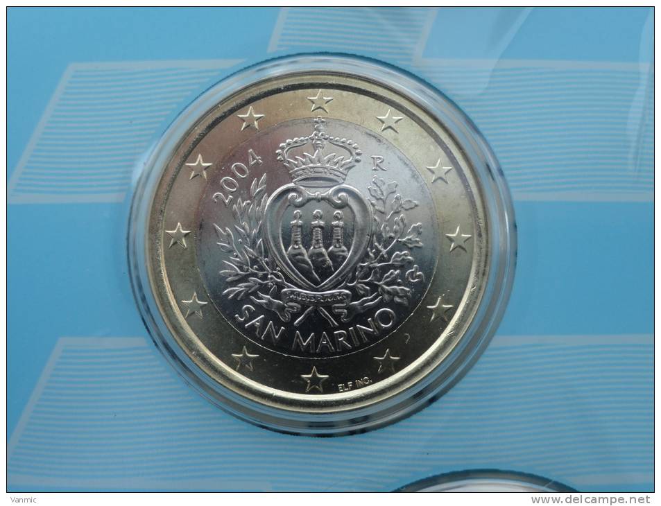 2004 - 1 Euro San Marino - Saint Marin - Scellée Du Coffret BU - San Marino