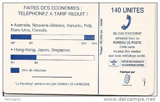 CARTE-PUCE-NOUVELLE-CALEDONIE-140U-NC23 -GEM A-10/94-FONWHARY-TBE-LUXE - Nueva Caledonia