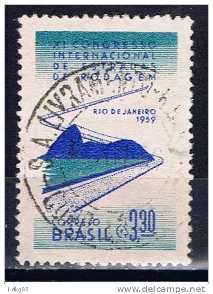 BR+ Brasilien 1959 Mi 961 Straßenbaukongreß - Oblitérés