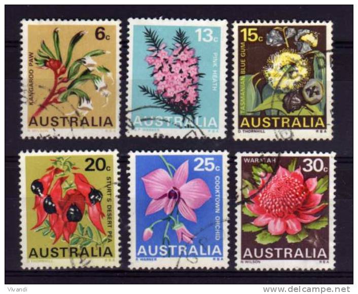 Australia - 1968 - State Floral Emblems - Used - Oblitérés