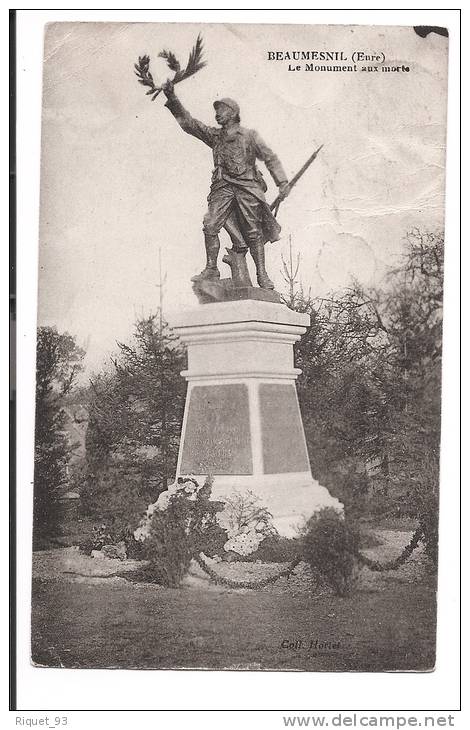 BEAUMESNIL  - Le Monument Aux Morts - Beaumesnil