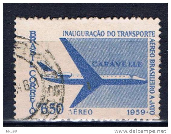 BR+ Brasilien 1959 Mi 969 Strahlflugzeugverkehr - Oblitérés