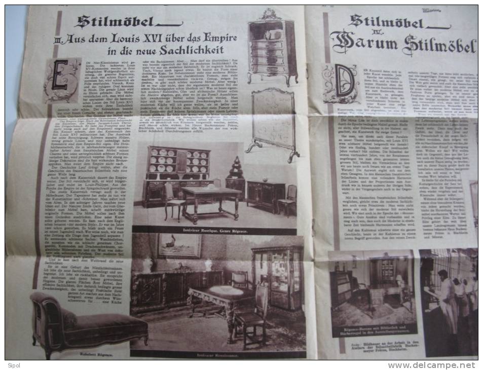 Stillmöbel Buckenmeyer Frères Bischheim & Schletstadt /Selestat  Catalogue De Mobilier De 4 Pages - Cataloghi