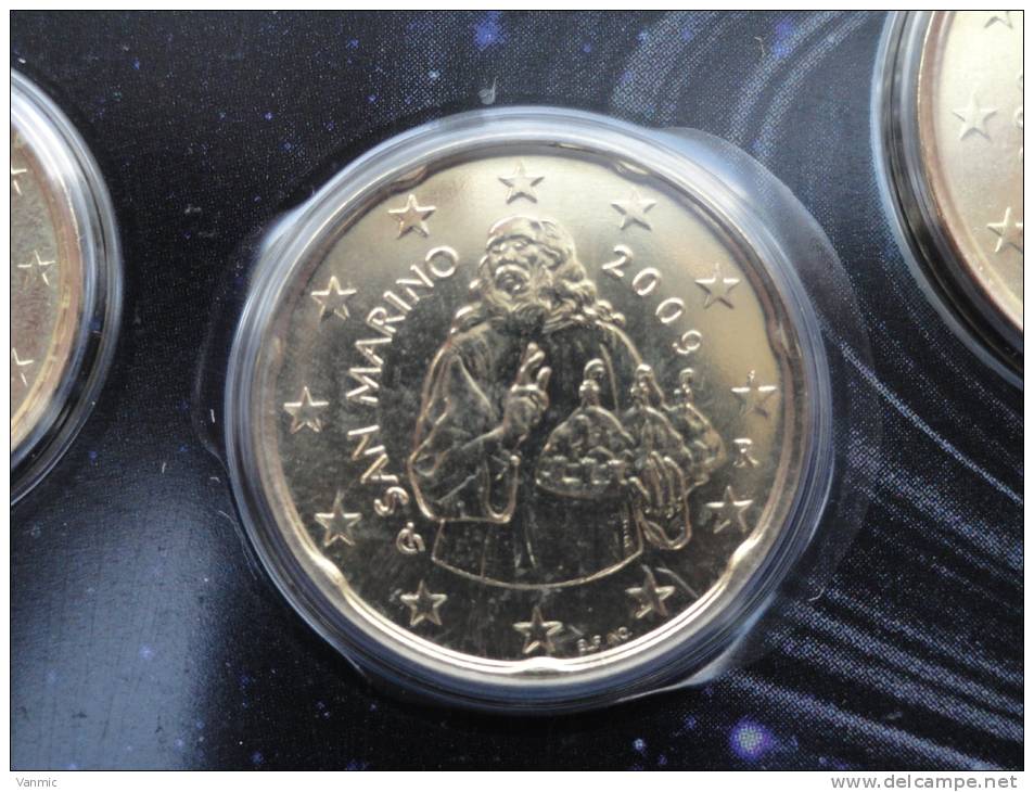 2009 - 20 Cents (Centimes Euro) San Marino - Saint Marin - Scellée Du Coffret BU - San Marino