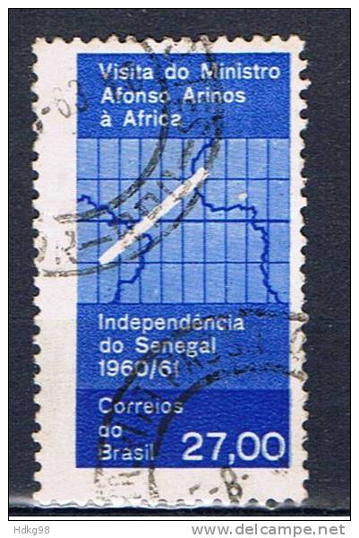 BR+ Brasilien 1961 Mi 1002 Unabhängigkeit Senegals - Used Stamps