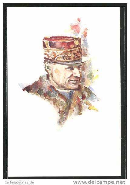 Artiste-CPA Jan Mudroch: General M.R. Stefanik Im PortrÀt - Slovaquie