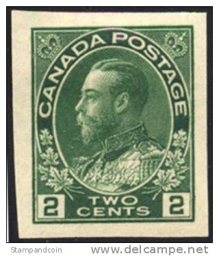 Canada 137 XF Mint Hinged 2c Imperf George V From 1924 - Ungebraucht