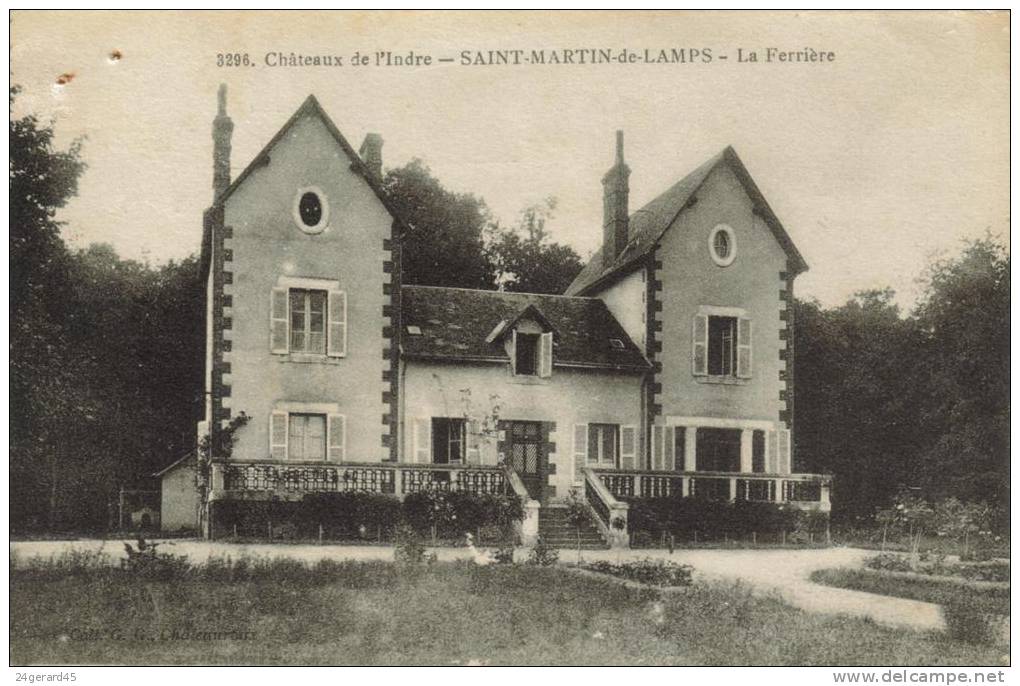 CPA SAINT MARTIN DE LAMPS (Indre) - La Ferrière - Autres & Non Classés