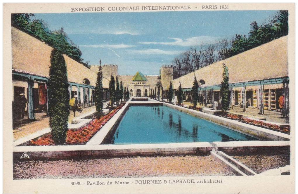 Cp , 75 , PARIS , Exposition Coloniale Internationale , 1931 , Pavillon Du Maroc , - Exhibitions