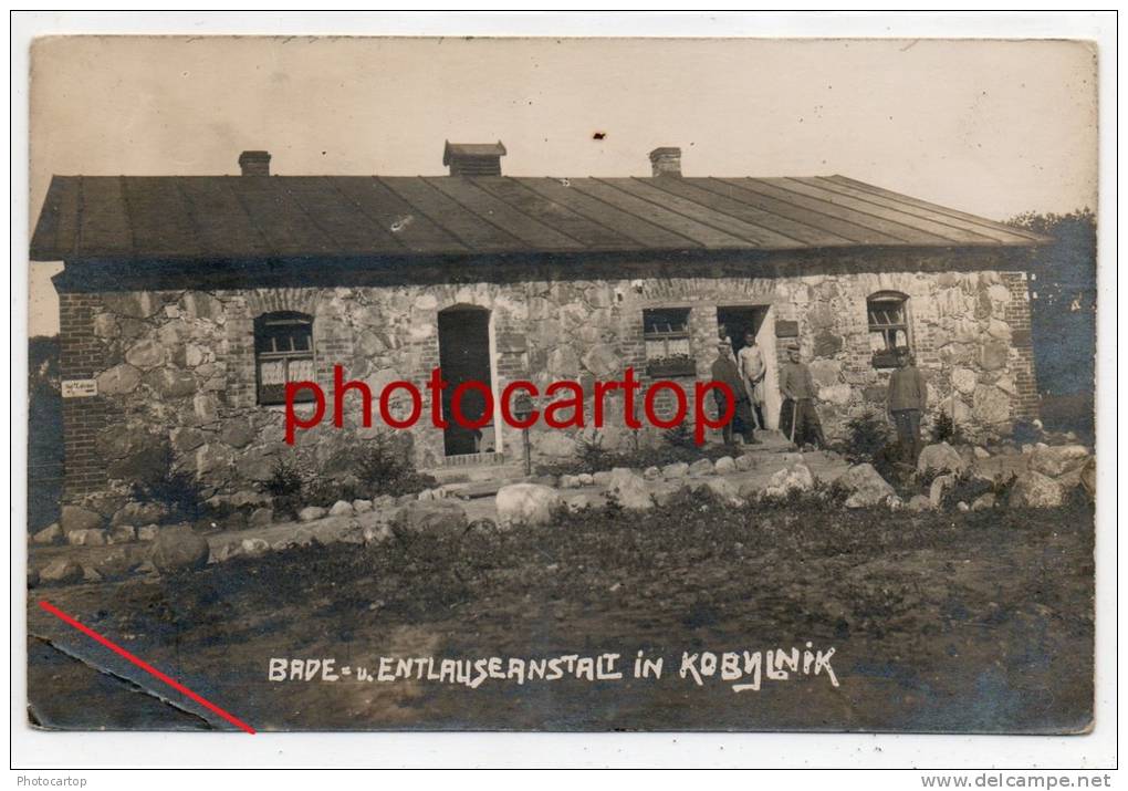 KOBYLNIK-POLEN-Bad-Entlau Sunganstalt-Photokarte-1   Weltkrieg-Militaria - Pologne