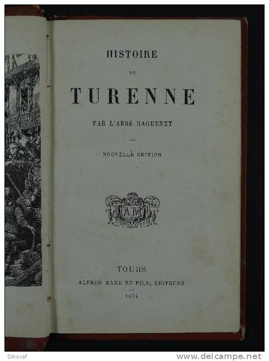 "Histoire De Turenne.", 1874, 143 Seiten Mit Holzstich-Tafel Als Frontispiz - Altri & Non Classificati