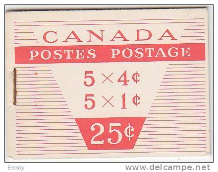E003 - CANADA Yv N°267+270 ** CARNET - Carnets Complets