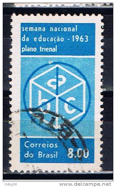 BR+ Brasilien 1963 Mi 1033 Erziehungswoche - Usados