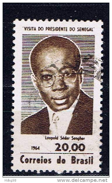 BR+ Brasilien 1964 Mi 1059 Leopold Sedar Senghor - Oblitérés