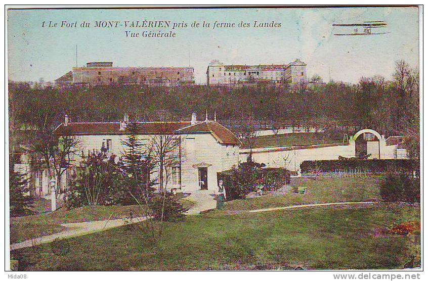 92. Le FORT DU MONT VALERIEN PRIS DE LA FERME DES LANDES. VUE GENERALE. - Mont Valerien