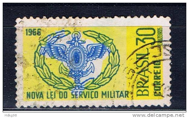 BR+ Brasilien 1966 Mi 1114 Militärdienst-Gesetz - Oblitérés