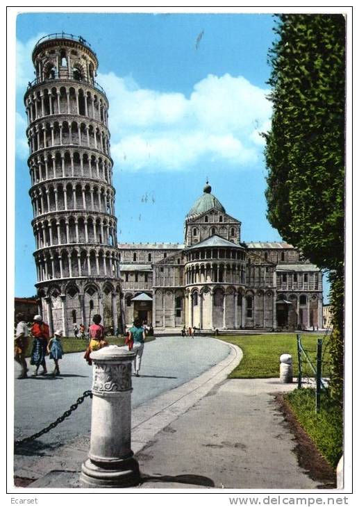 PISA - Torre Pendente E Abside Del Duomo. Viaggiata - Pisa