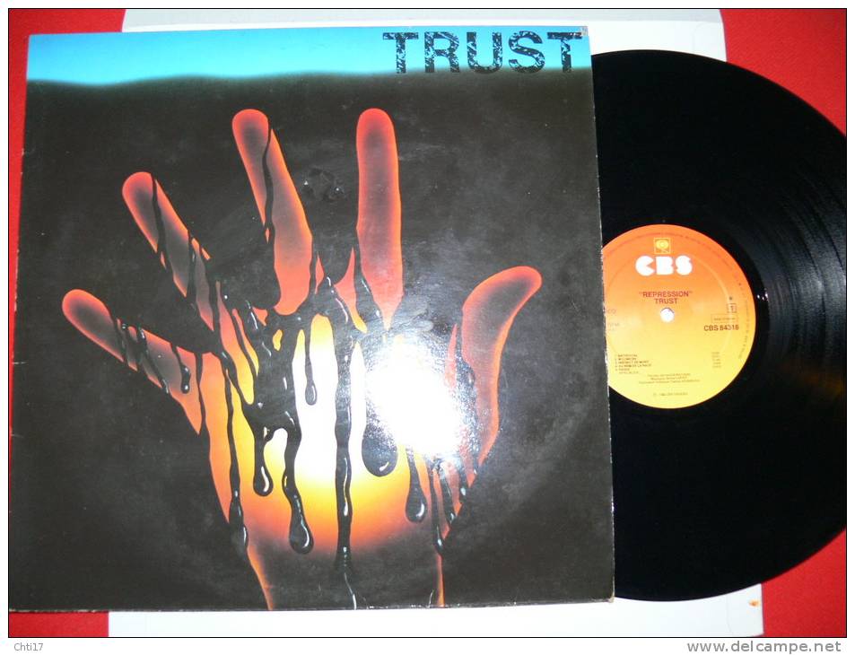 TRUST REPRESSION EDIT CBS 1980 - Hard Rock & Metal
