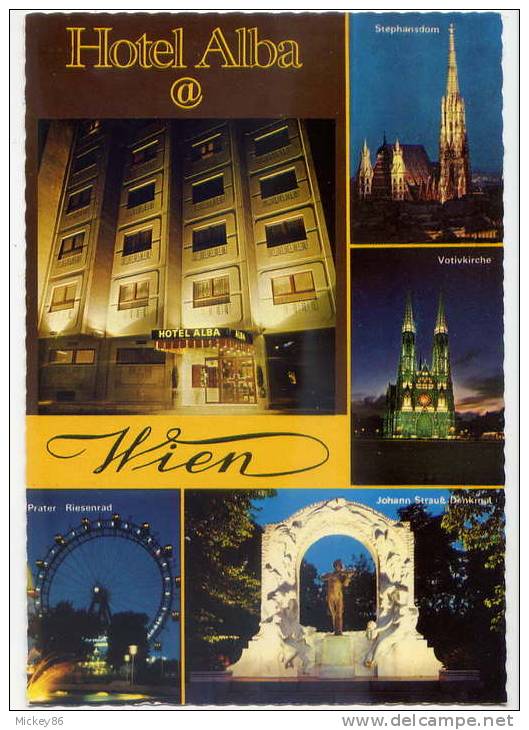 Autriche--VIENNE---Hotel Alba  ,cpsm  N° P 373  Rau Color - Autres & Non Classés