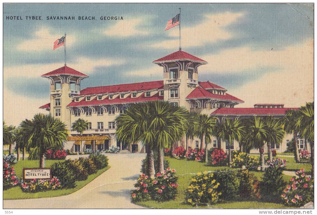 Cpa    Etats Unis Georgia Savannah  Hotel Tybee - Savannah